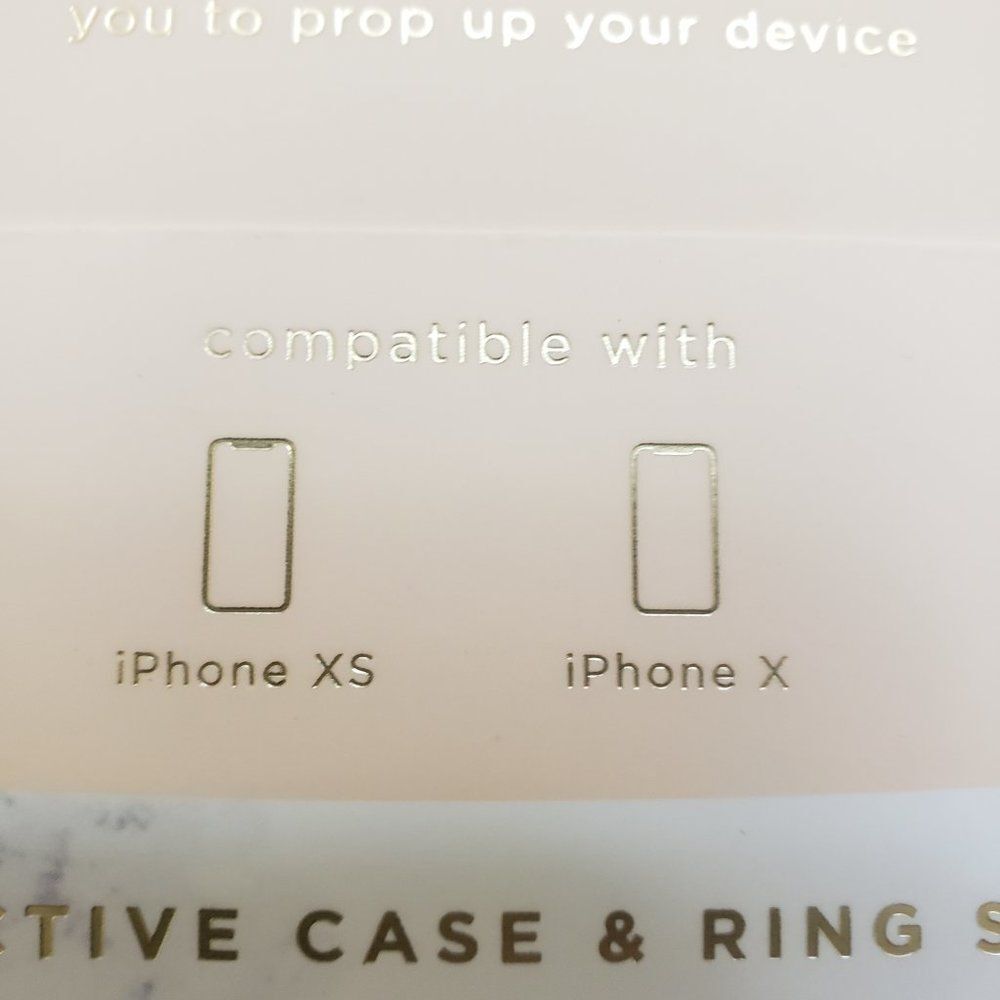NWT Nanette Lepore iPhone X Case & Ring Stand - Picture 7 of 7